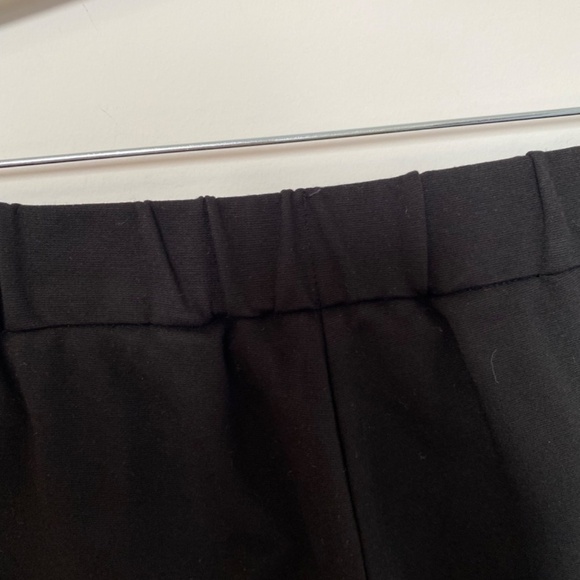 ARITZIA Babaton Cohen Cropped Mid-Rise Pleated Trouser Pants, Black, Size 4 - Picture 13 of 16